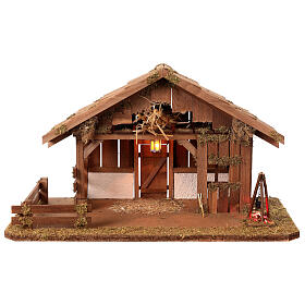 Nativity scene stable 30x55x30 cm