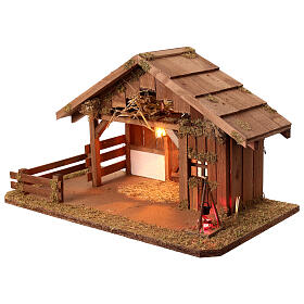 Nativity scene stable 30x55x30 cm