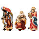 Nativity stable with 10 cm figurines, 30x55x30 cm s4