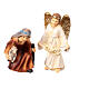 Christmas nativity scene stable 30x55x30 cm figurines 10 cm s6