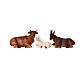 Christmas nativity scene stable 30x55x30 cm figurines 10 cm s8