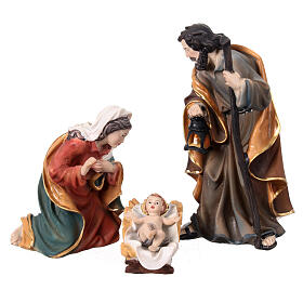 Nativity scene stable with 10-12 cm set 30x50x30 cm