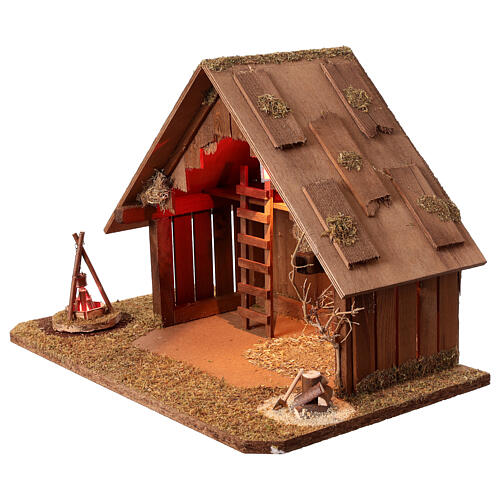 Cabane pour Nativité 30x50x30 cm 3