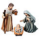 Nativity stable with 10 cm figurines, 30x50x30 cm s2