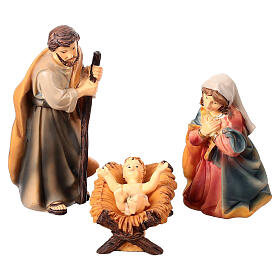 Wooden stable, 35x60x30 cm, for 10 cm Nativity Scene