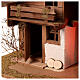 Wooden nativity stable with 10 cm statues 35x60x30 cm s7