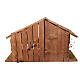 Wooden nativity stable with 10 cm statues 35x60x30 cm s10