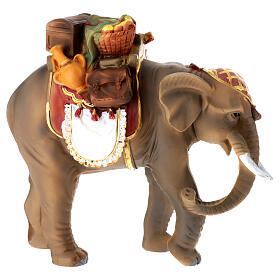 Elefante resina 14 cm per presepe 24-30 cm