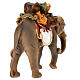 Elefante resina 14 cm per presepe 24-30 cm s4