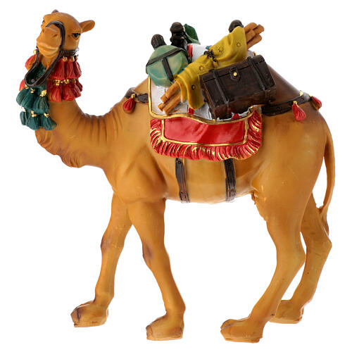 Resin camel figurine 14 cm for 24-30 cm nativity scene 1