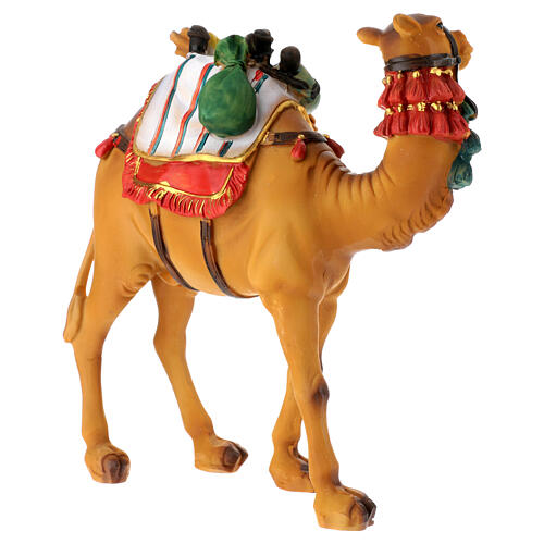 Resin camel figurine 14 cm for 24-30 cm nativity scene 3