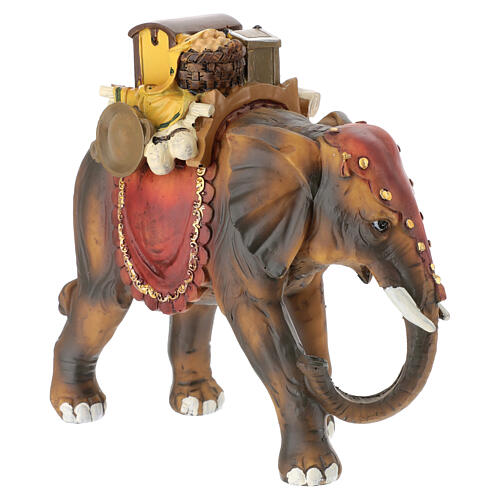 Elefante 12 cm in resina presepe da 8 cm 3