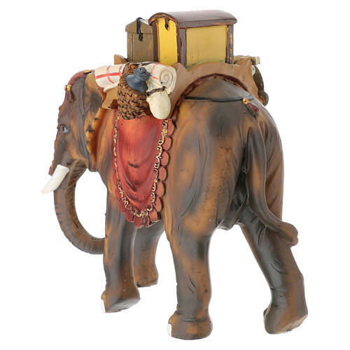Elefante 12 cm in resina presepe da 8 cm 4