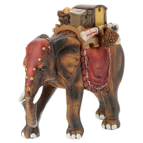 Elephant statue 12 cm in resin, 24-30 cm nativity scene 2