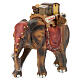 Elephant statue 12 cm in resin, 24-30 cm nativity scene s2