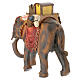 Elephant statue 12 cm in resin, 24-30 cm nativity scene s4