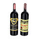 Set 2 pz bottiglie di vino 5 cm in pvc presepe 8-10 cm s1