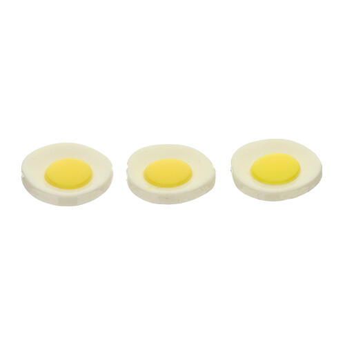 Set 3 piezas huevos 2 cm belén 8-10 cm 1