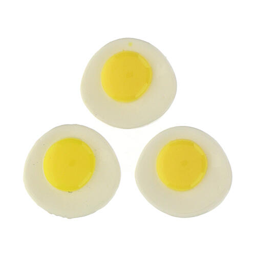 Conjunto 3 peças ovos 2 cm presépio 8-10 cm 2