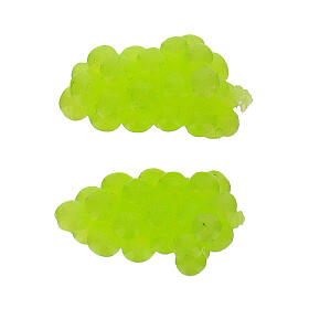 Set 2 pcs raisin blanc 2,5 cm crèche 8-10 cm