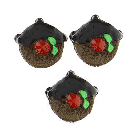 Set aus 3 Schokoladentorten – Ø 1,5 cm, Krippenzubehör für 8–10 cm Figuren-Serie