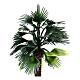 Große Palme mit dünnem Stamm – 18 cm, Steckfuß, ohne feste Basis, Krippenzubehör für 12 cm Figuren-Serie s2
