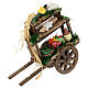 Carretto frutta e verdura 10x15x5 cm presepe 16-18 cm s1