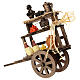 Carretto alimenti misto 15x15x5 cm presepe 16-18 cm s2