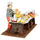 Marktstand mit Koch aus Resin 10 × 15 × 10 cm – geeignet für 10 cm Krippe s4