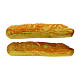 Set of 2 resin loaves of bread, 5 cm, for 8-10 cm Nativity Scene s1