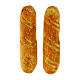 Set of 2 resin loaves of bread, 5 cm, for 8-10 cm Nativity Scene s2