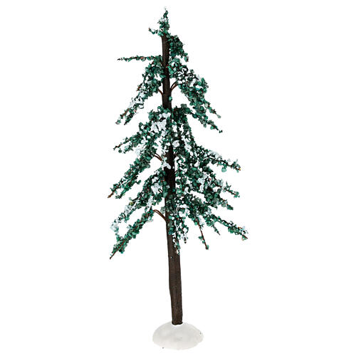 Alberi innevati 20-15-14 cm conf 3 pz. per presepe 8-10 cm 2