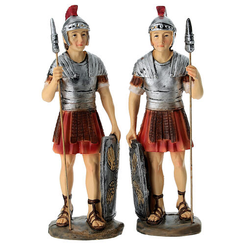 Soldati romani presepe 15 cm plastica 1