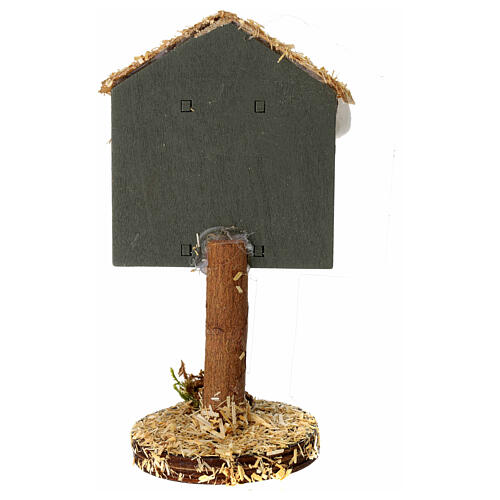 Dovecote, 14x6x6 cm, for 16 cm Nativity Scene 4