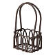 Basket with long handles, 5x3 cm, metal, for 8-10 cm Nativity Scene s3