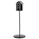 Casetta per uccelli metallo 12 cm presepe 10-12 cm s1