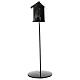 Casetta per uccelli metallo 12 cm presepe 10-12 cm s2