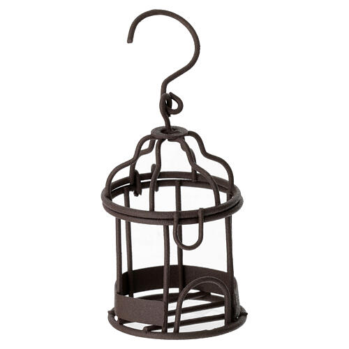 Metal bird cage of 8x3 cm for 12 cm Nativity Scene 4