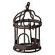 Metal bird cage of 8x3 cm for 12 cm Nativity Scene s5