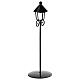 Lampione lanterna singola metallo 12 cm presepe 8 cm s2
