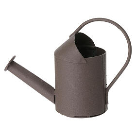 Metal watering can of 5x5 cm for 20 cm Nativity Scene