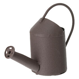 Metal watering can of 5x5 cm for 20 cm Nativity Scene