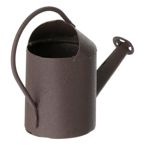 Metal watering can of 5x5 cm for 20 cm Nativity Scene 3