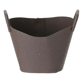 Metal bucket, 4x4 cm, for 12-14 cm Nativity Scene