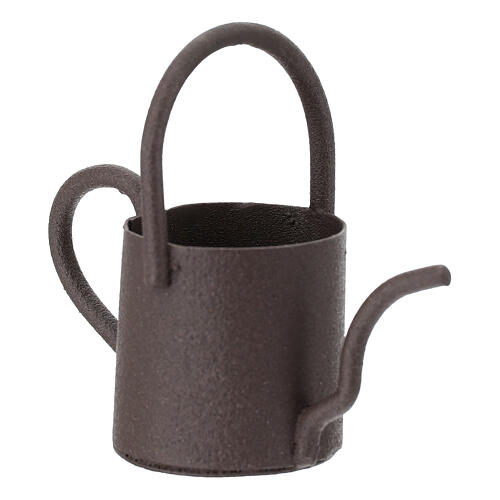 Metal watering can for 14-16 cm Nativity Scene, 4x4 cm 1