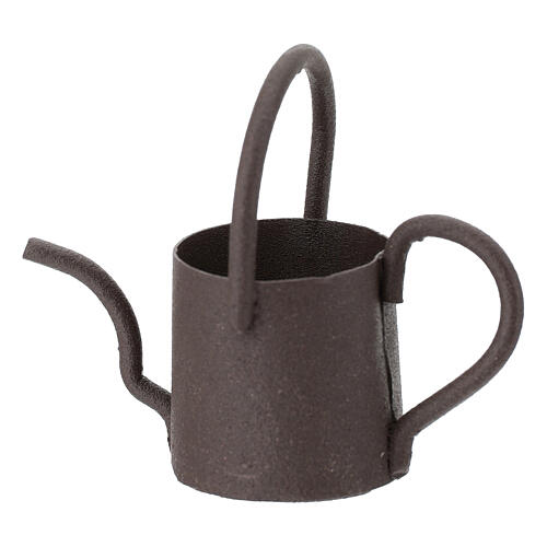 Metal watering can 4x4 cm for 14-16 cm nativity scene 2