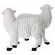 Pair of resin sheep for 24 cm nativity scene s4