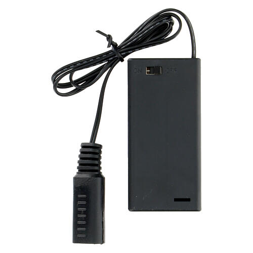 Low voltage socket strip, 5 sockets with battery holder 3