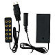 Low voltage socket strip, 5 sockets with battery holder s1