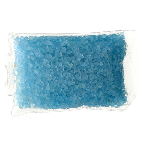 Cristaux 5 mm crèche effet eau bleue 260g 1